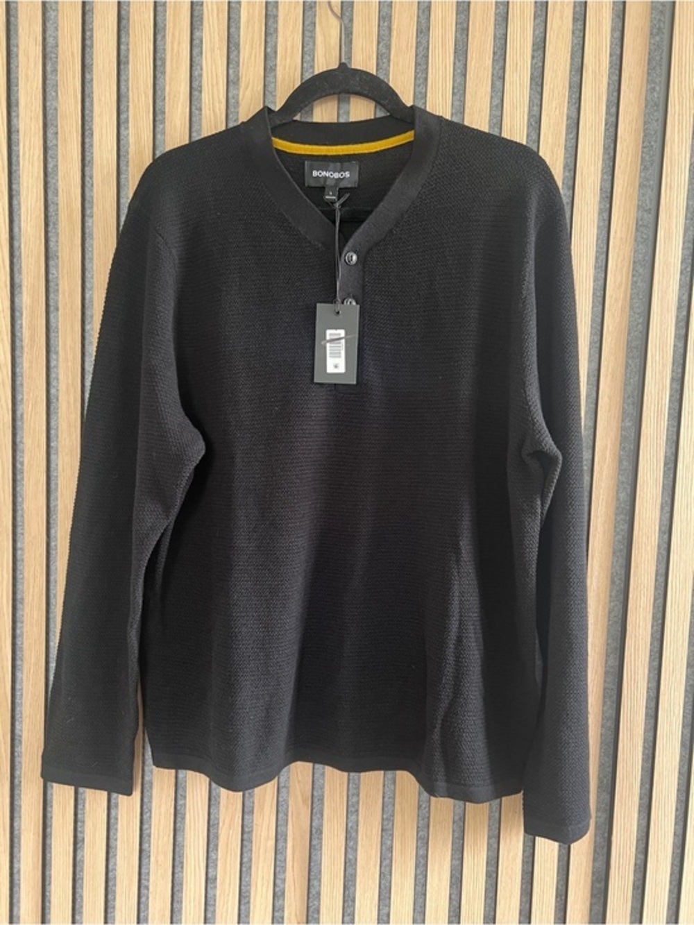 Bonobos Black Knit Sweater- L
